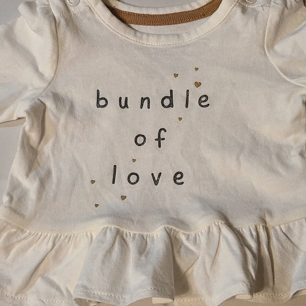 Carter's Bundle of Love White Kids Top Newborn NWT